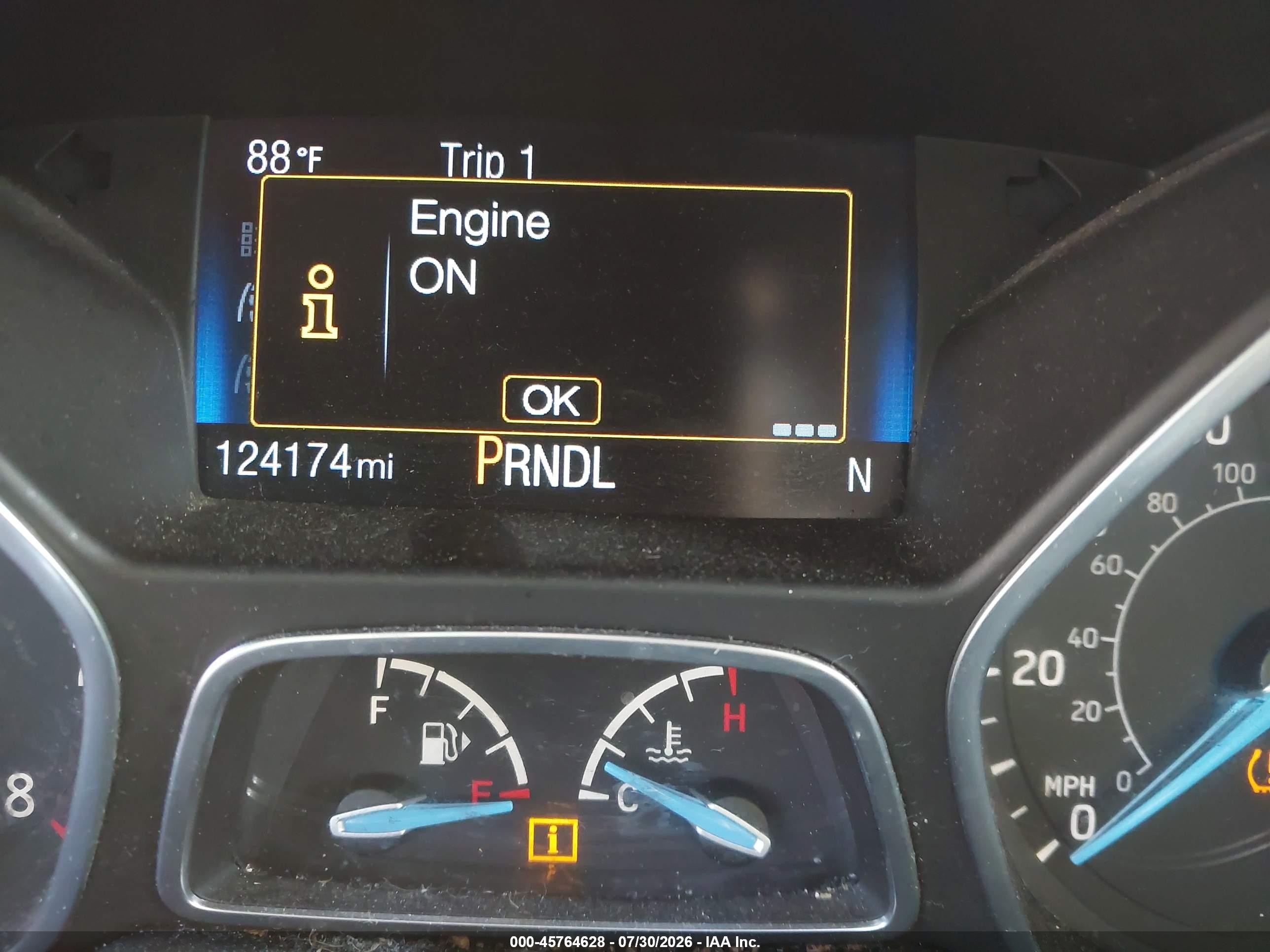 2015 Ford Focus Se Gray vin: 1FADP3K24FL223782