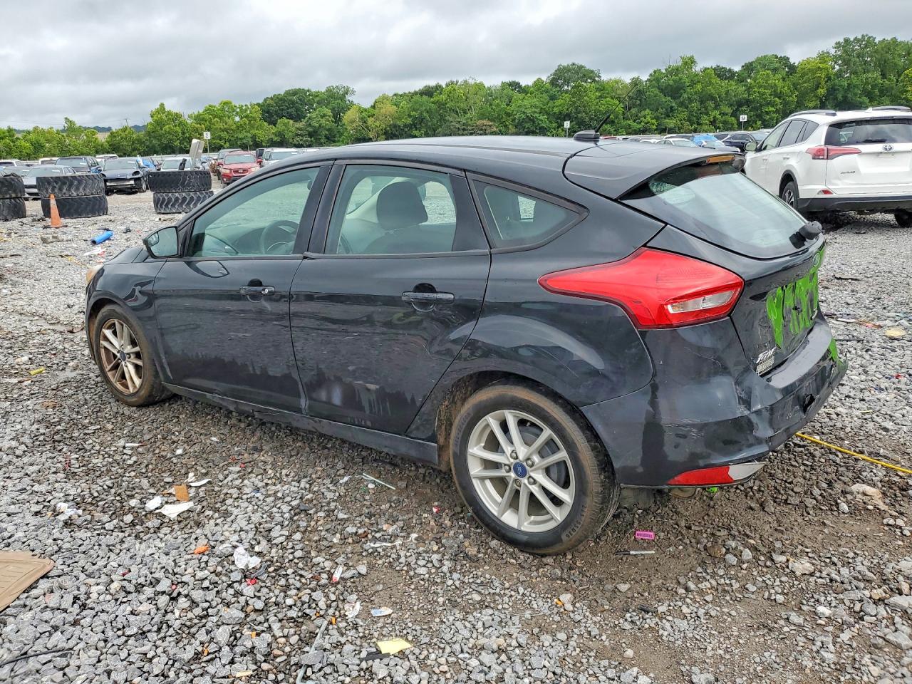2015 Ford Focus Se Black vin: 1FADP3K24FL245104