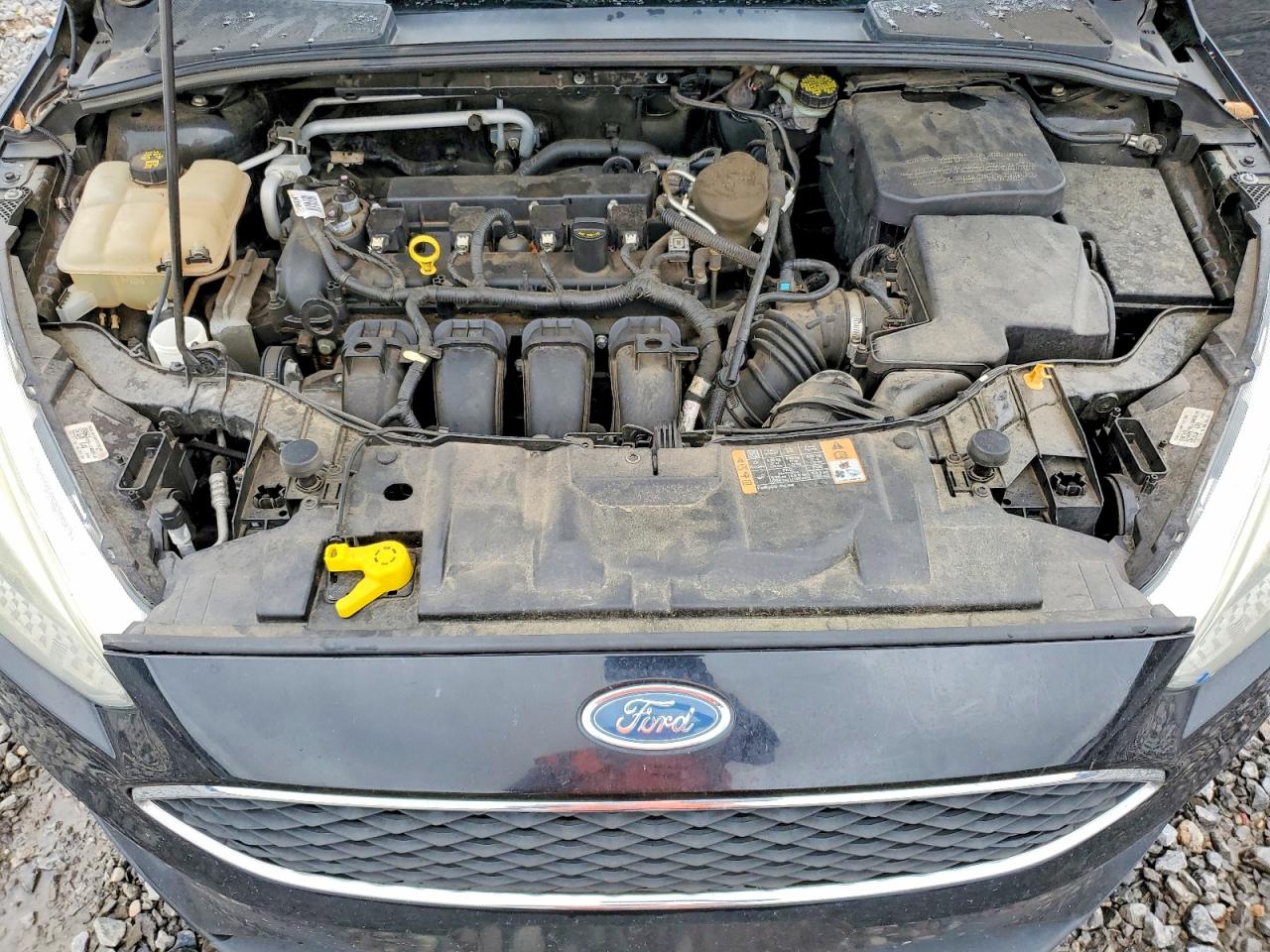 2015 Ford Focus Se Black vin: 1FADP3K24FL245104