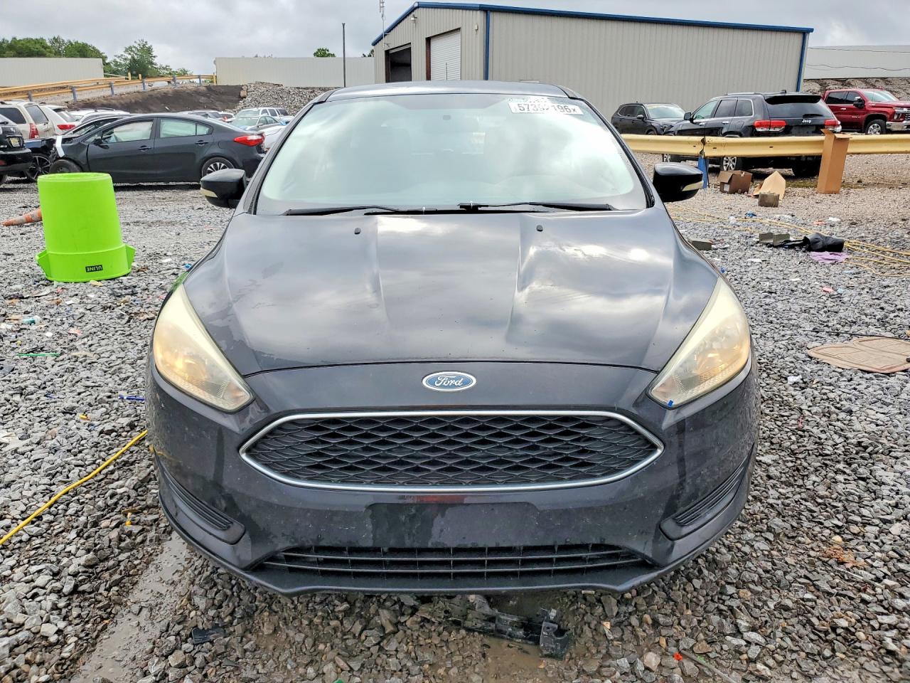 2015 Ford Focus Se Black vin: 1FADP3K24FL245104
