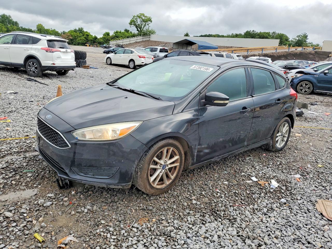 2015 Ford Focus Se Black vin: 1FADP3K24FL245104