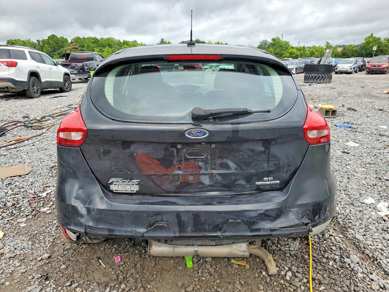 2015 Ford Focus Se Black vin: 1FADP3K24FL245104