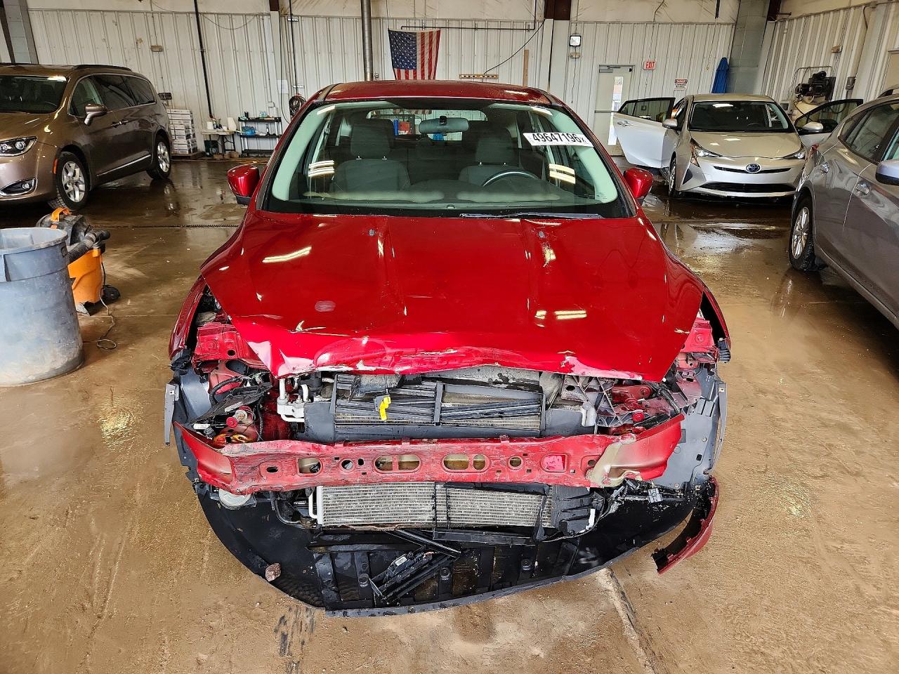 2015 Ford Focus Se Red vin: 1FADP3K24FL256071
