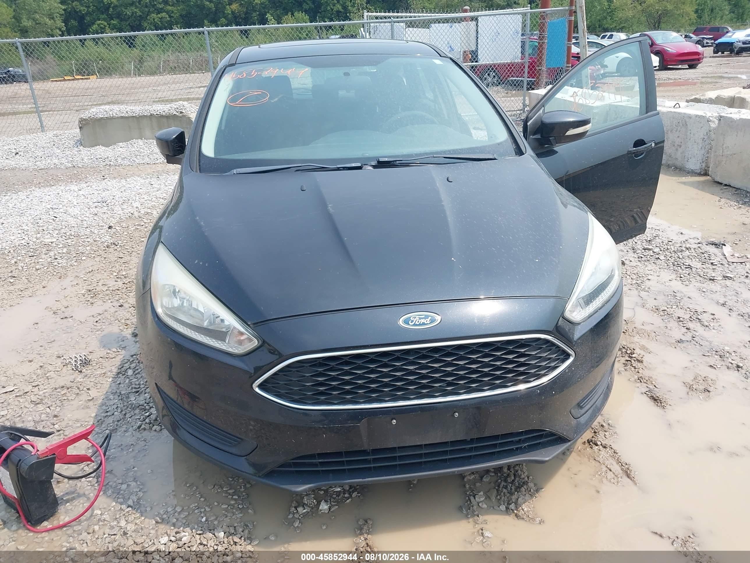 2015 Ford Focus Se Black vin: 1FADP3K24FL262520