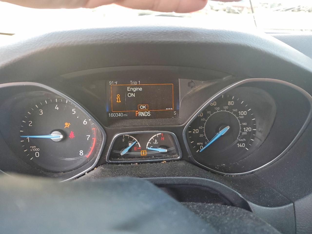 2015 Ford Focus Se Beige vin: 1FADP3K24FL336129
