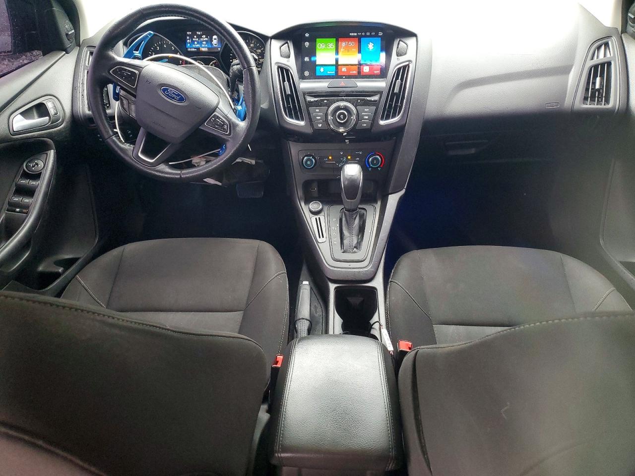 2015 Ford Focus Se Black vin: 1FADP3K24FL346739
