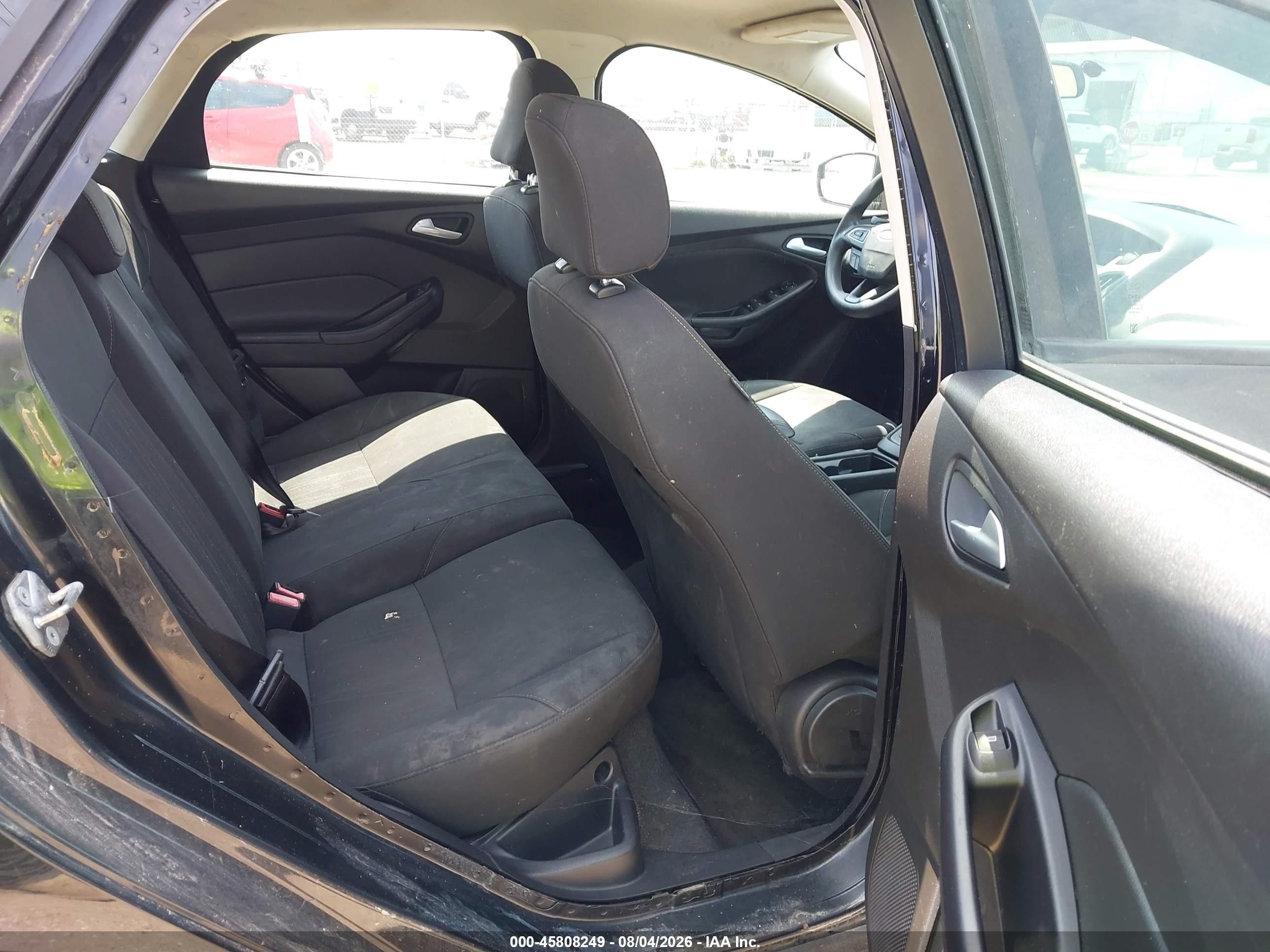 2015 Ford Focus Se Black vin: 1FADP3K24FL351312