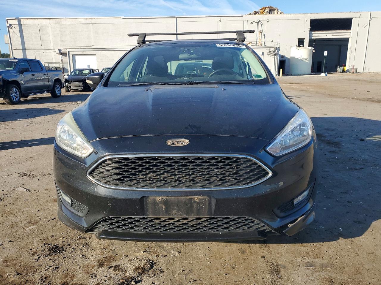 2015 Ford Focus Se Black vin: 1FADP3K24FL381135