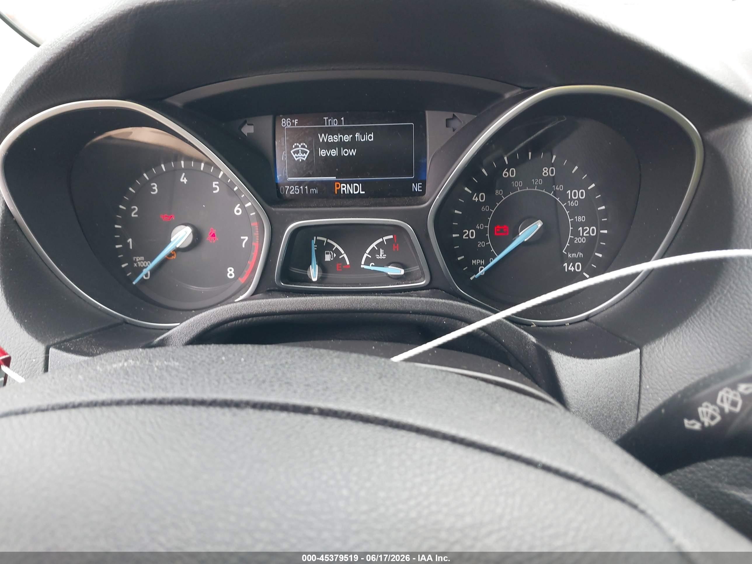 2015 Ford Focus Se Gray vin: 1FADP3K24FL381331