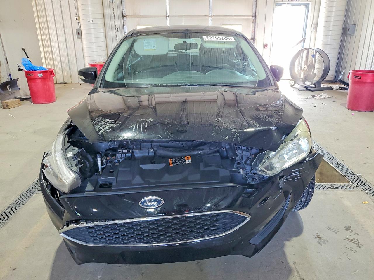 2017 Ford Focus Se Black vin: 1FADP3K24HL286190