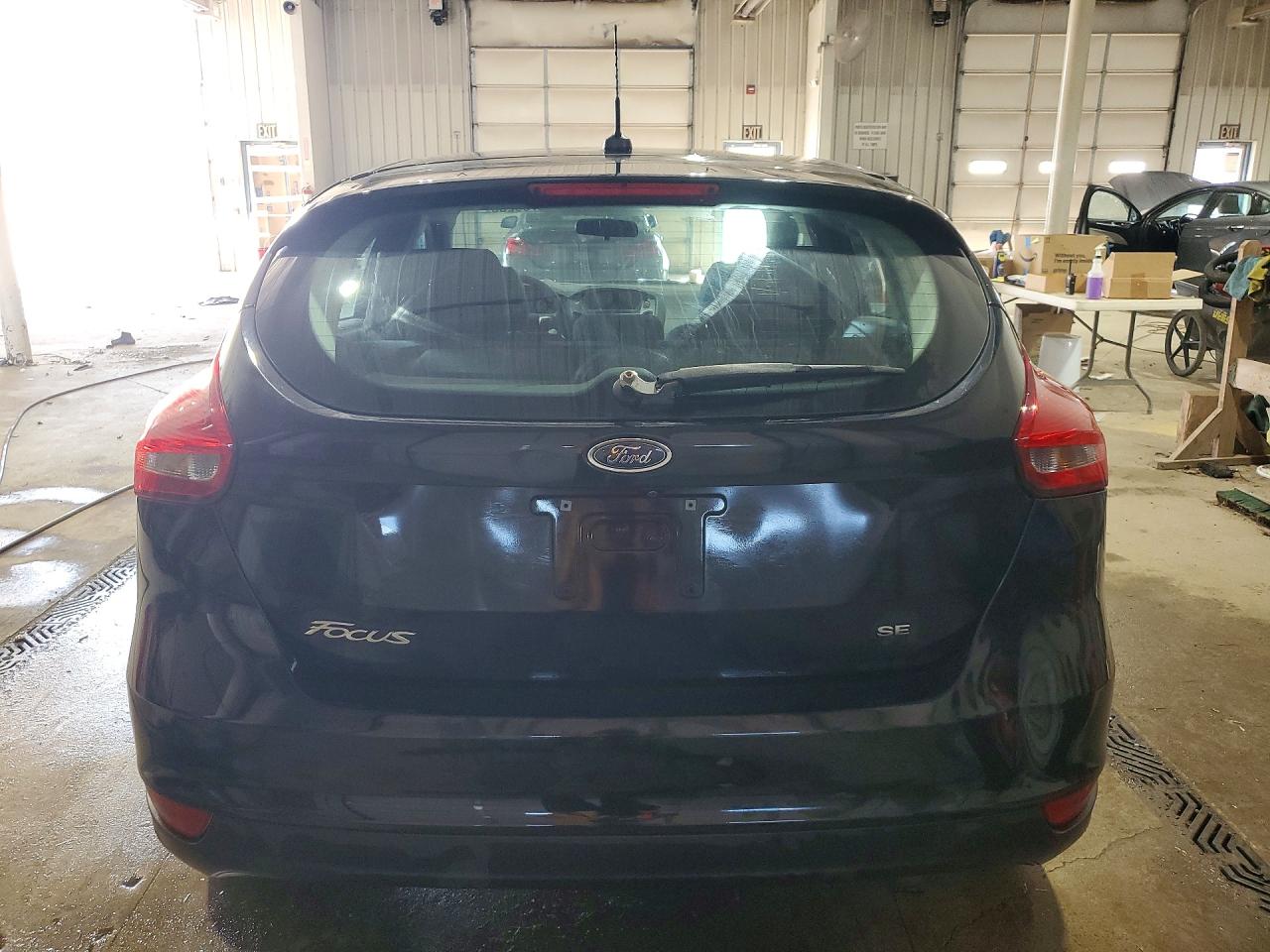2017 Ford Focus Se Black vin: 1FADP3K24HL286190