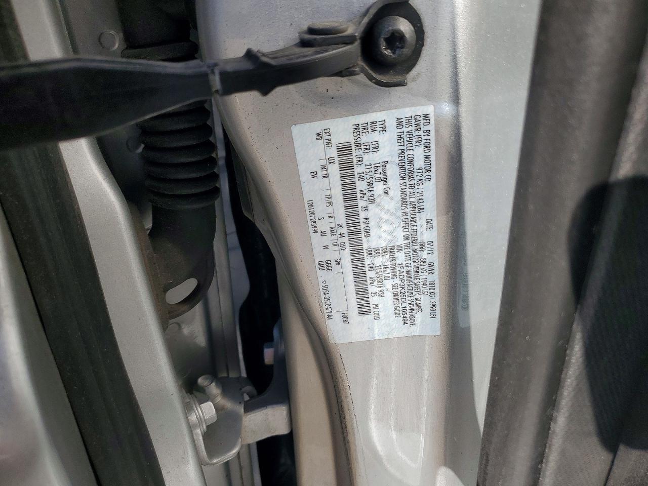 2013 Ford Focus Se Gray vin: 1FADP3K25DL105494