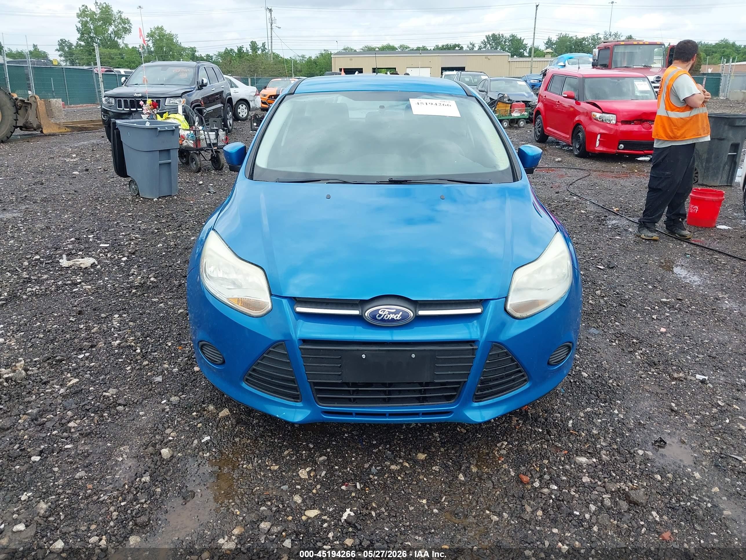 2013 Ford Focus Se Синий vin: 1FADP3K25DL113126
