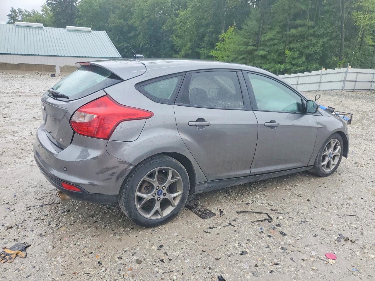 2013 Ford Focus Se Gray vin: 1FADP3K25DL120383
