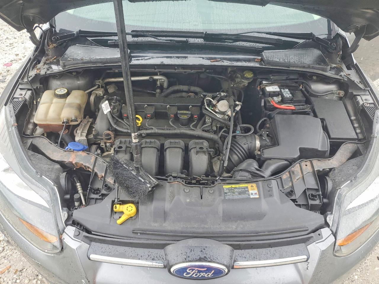 2013 Ford Focus Se Gray vin: 1FADP3K25DL120383