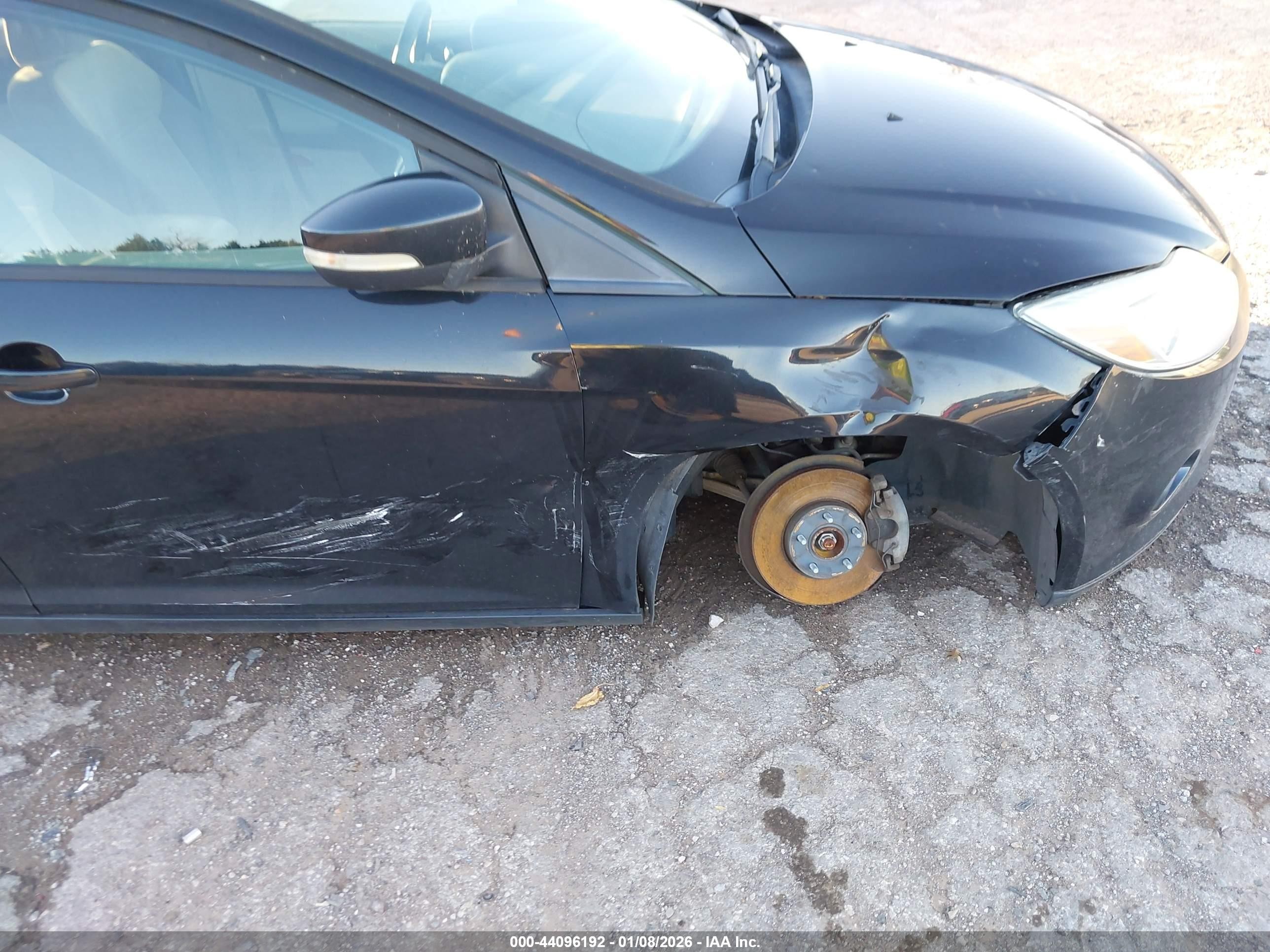 2013 Ford Focus Se Черный vin: 1FADP3K25DL135885