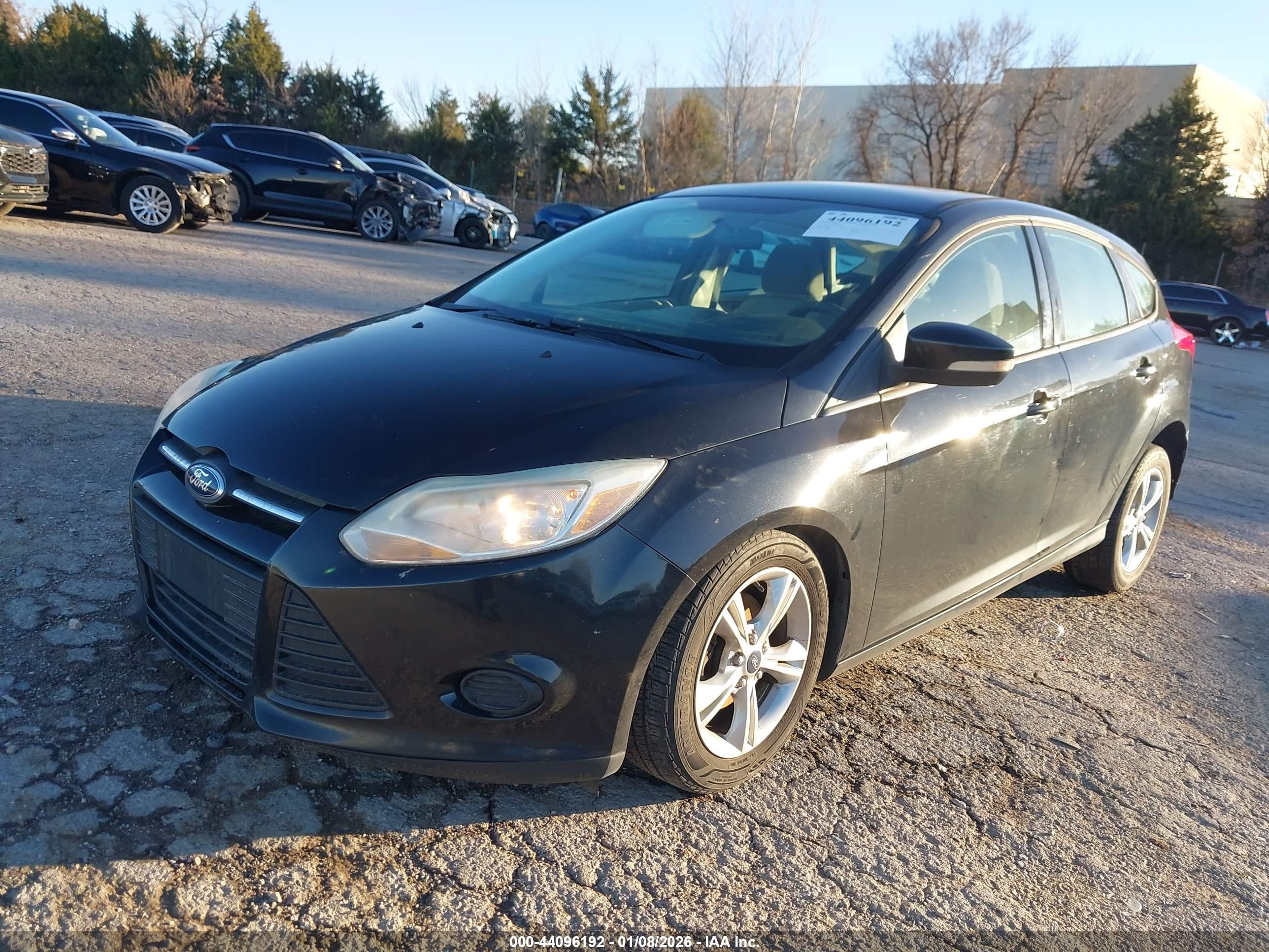 2013 Ford Focus Se Черный vin: 1FADP3K25DL135885
