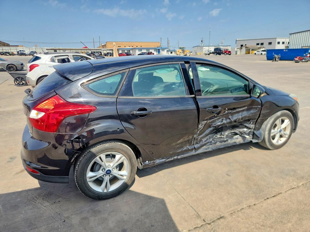2013 Ford Focus Se Black vin: 1FADP3K25DL144392