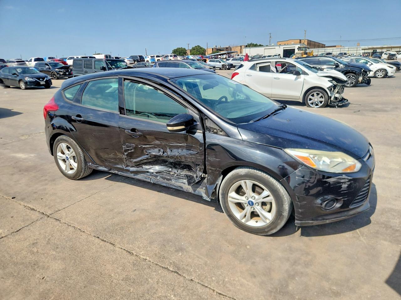 2013 Ford Focus Se Black vin: 1FADP3K25DL144392