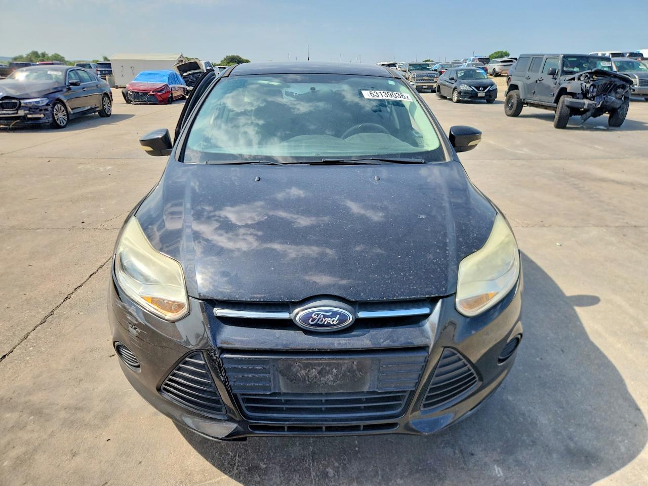 2013 Ford Focus Se Black vin: 1FADP3K25DL144392