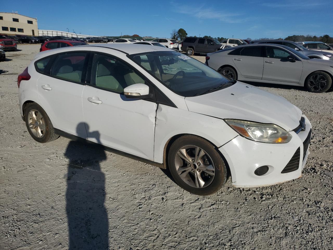 2013 Ford Focus Se White vin: 1FADP3K25DL181281