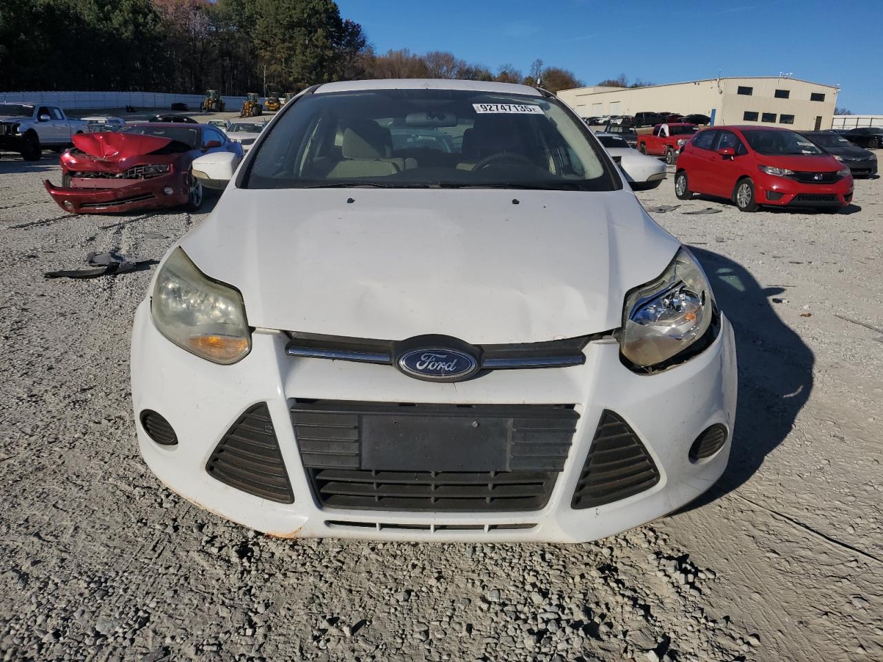 2013 Ford Focus Se White vin: 1FADP3K25DL181281