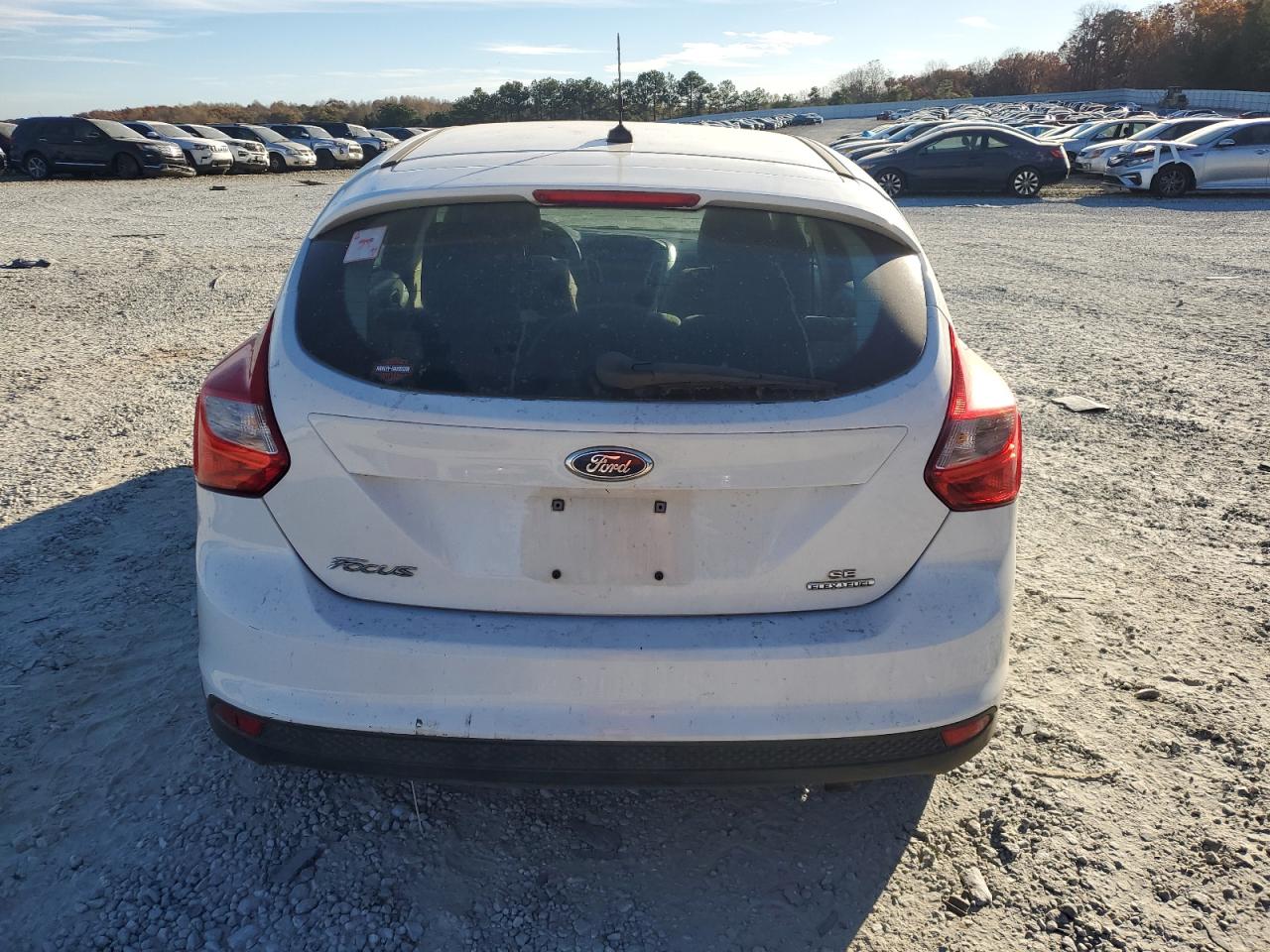 2013 Ford Focus Se White vin: 1FADP3K25DL181281