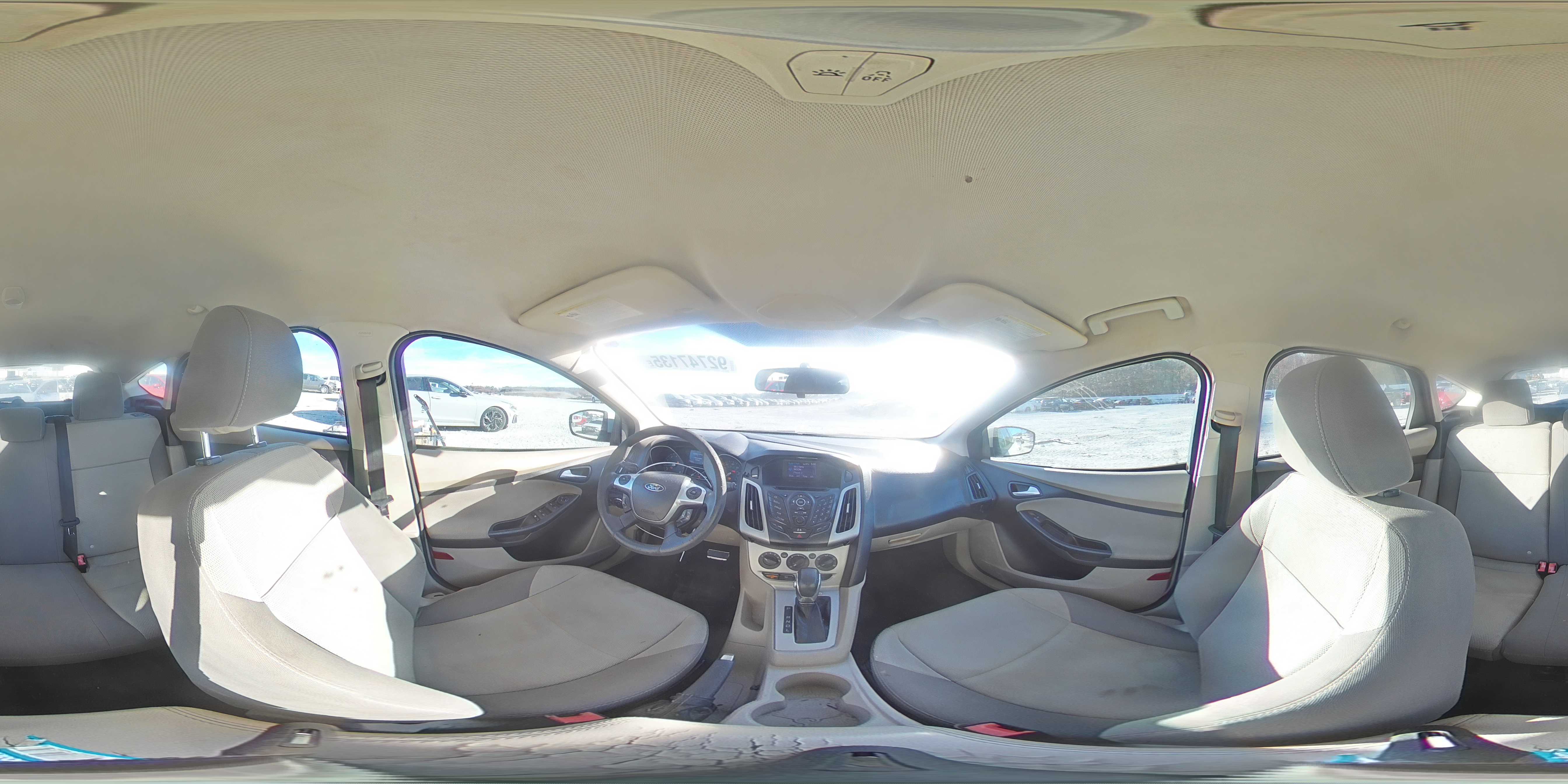 2013 Ford Focus Se White vin: 1FADP3K25DL181281