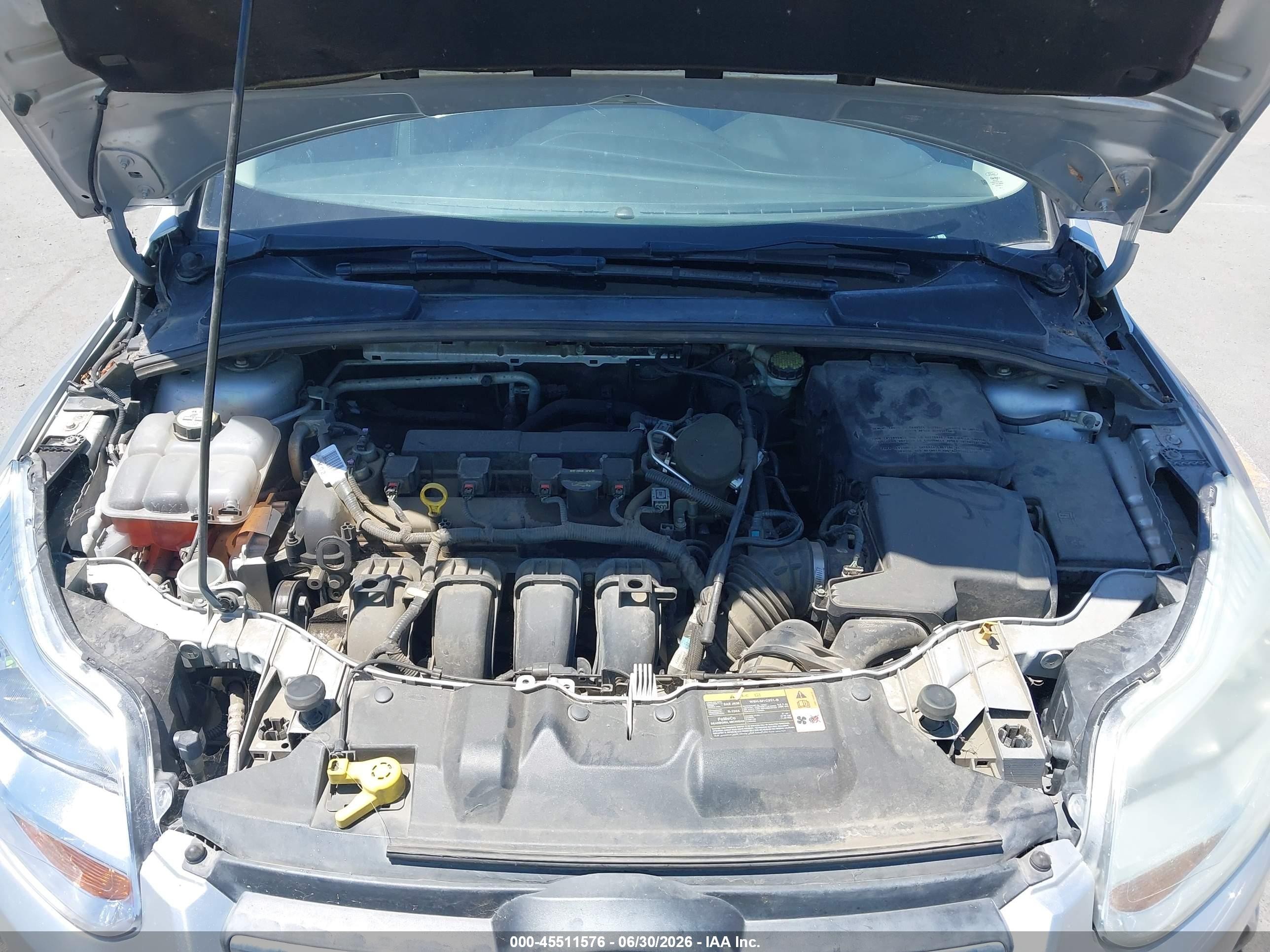2013 Ford Focus Se Silver vin: 1FADP3K25DL224243