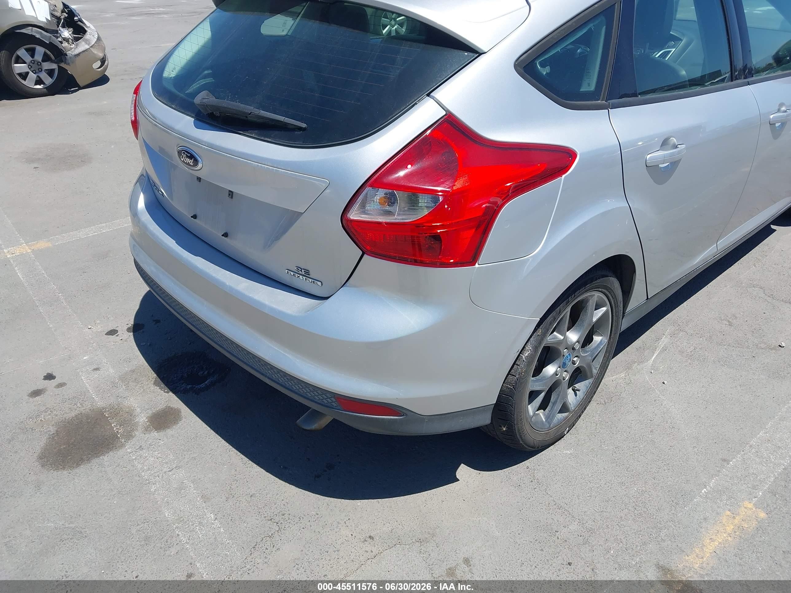 2013 Ford Focus Se Silver vin: 1FADP3K25DL224243