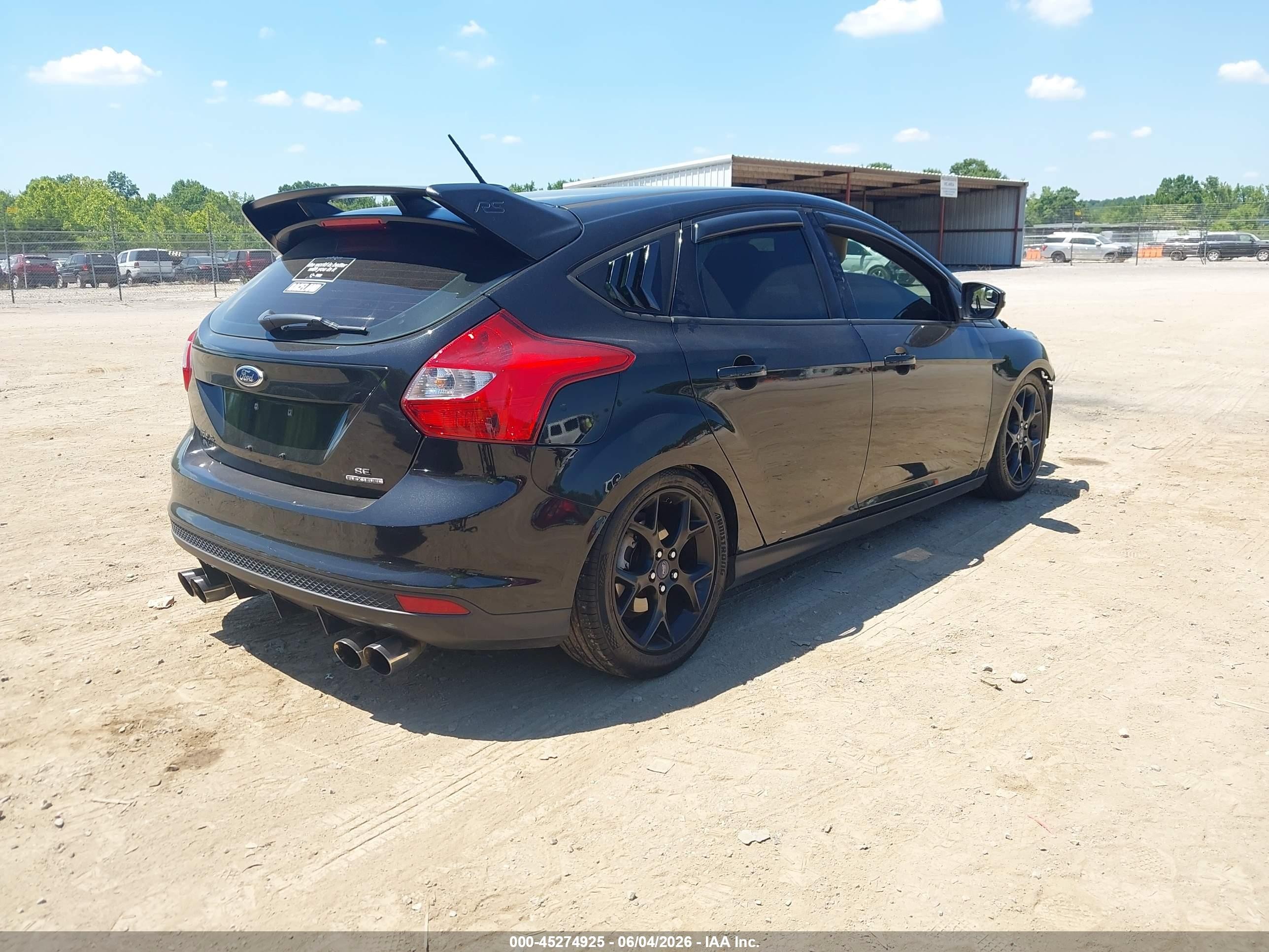 2013 Ford Focus Se Black vin: 1FADP3K25DL247716