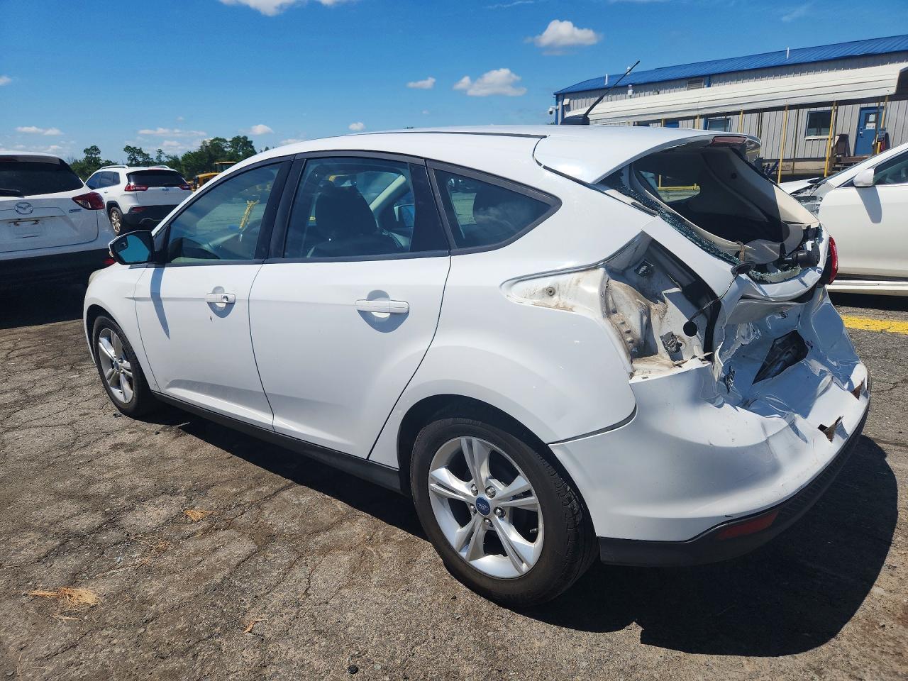2013 Ford Focus Se White vin: 1FADP3K25DL258893