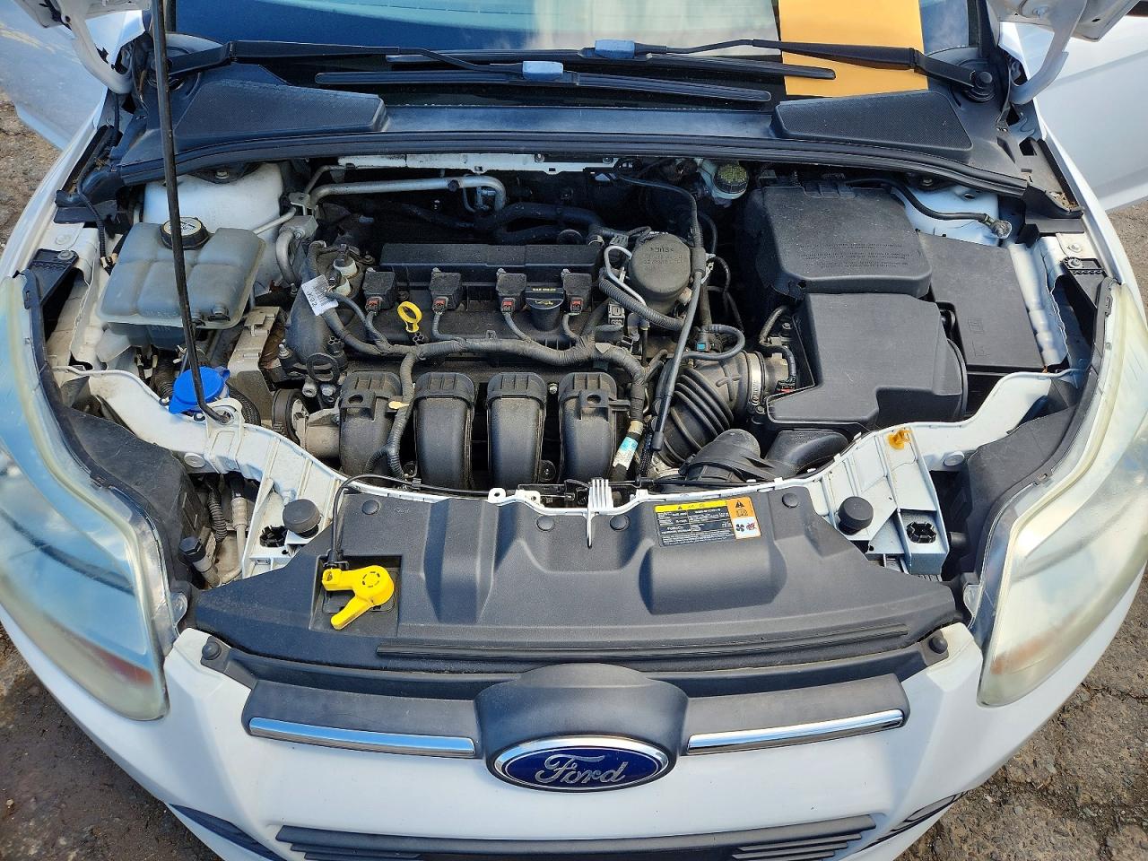 2013 Ford Focus Se White vin: 1FADP3K25DL258893
