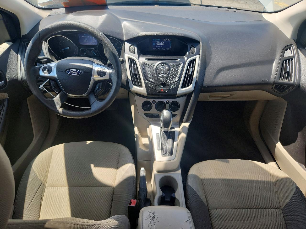 2013 Ford Focus Se White vin: 1FADP3K25DL258893