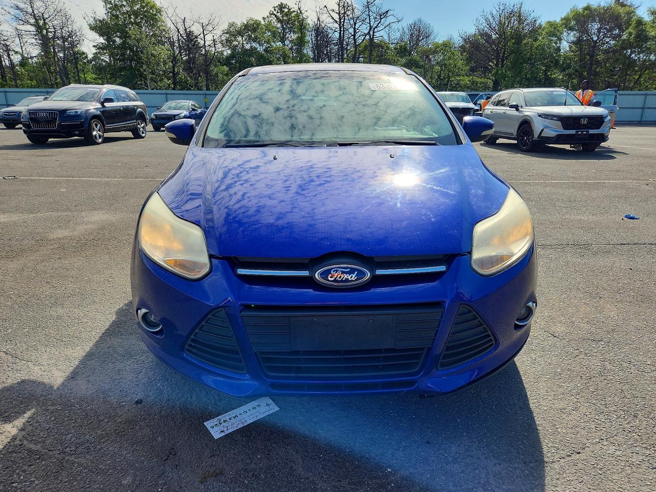 2013 Ford Focus Se Blue vin: 1FADP3K25DL266105