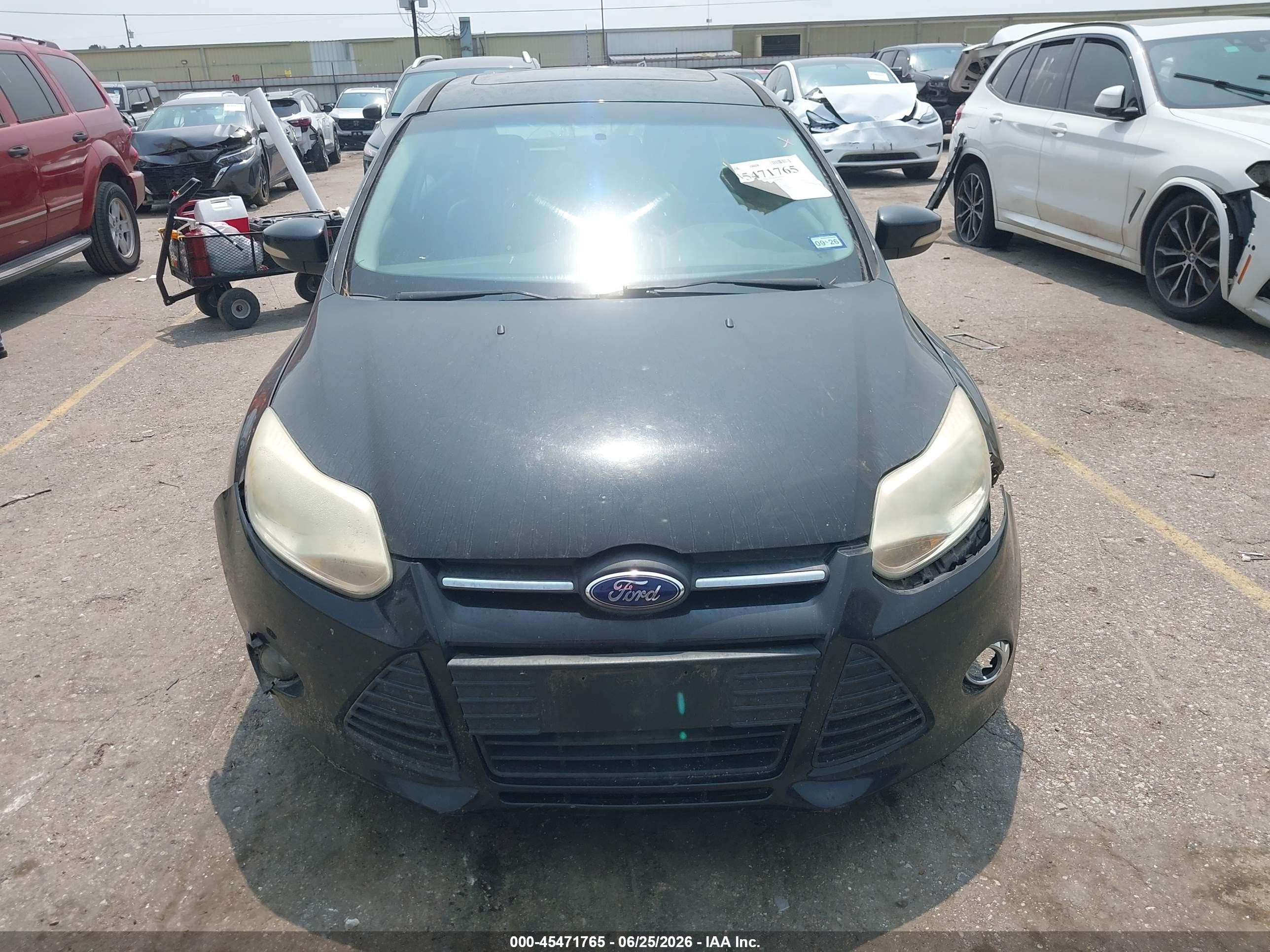 2013 Ford Focus Se Black vin: 1FADP3K25DL291148