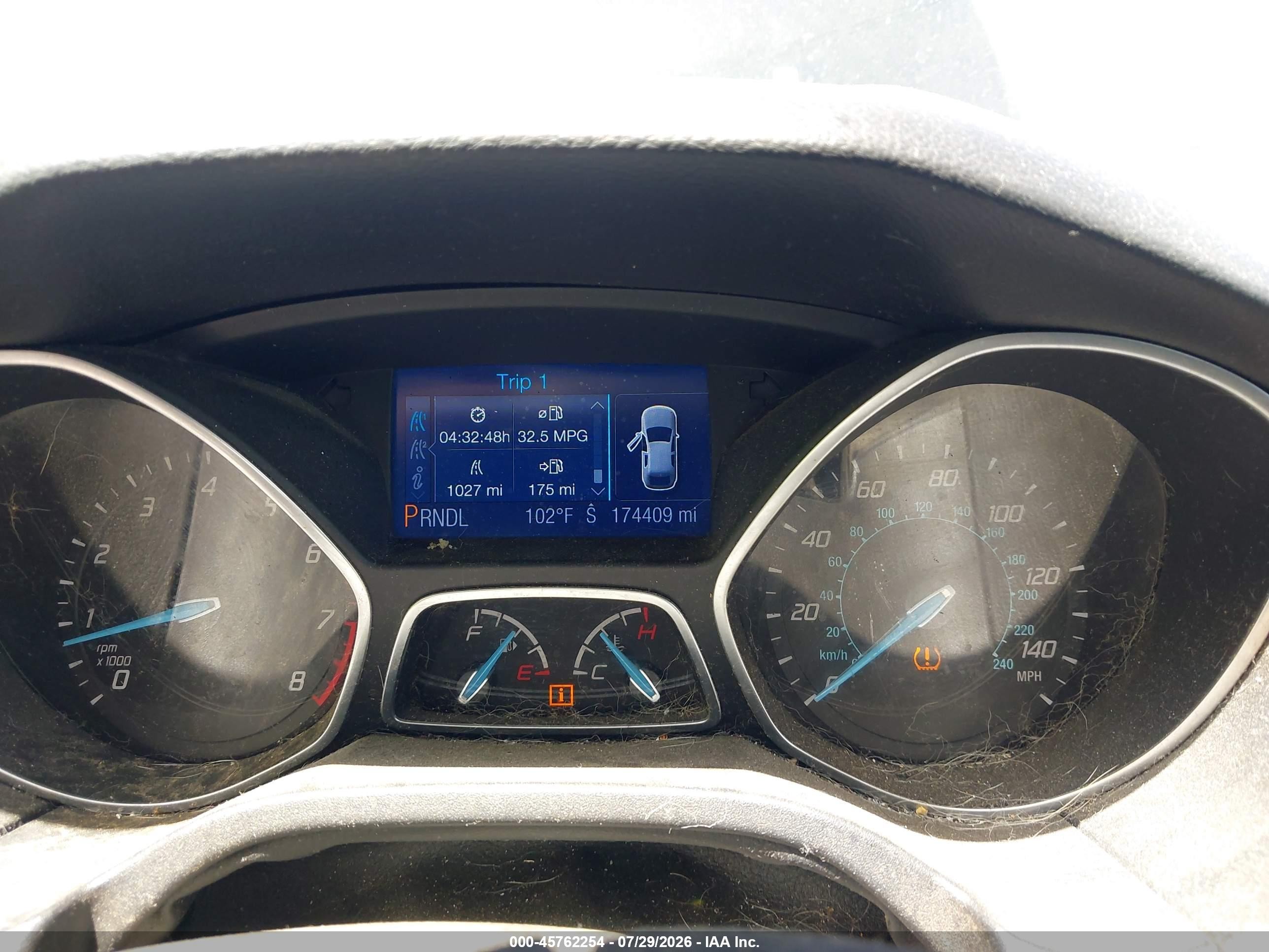 2013 Ford Focus Se Gray vin: 1FADP3K25DL319627