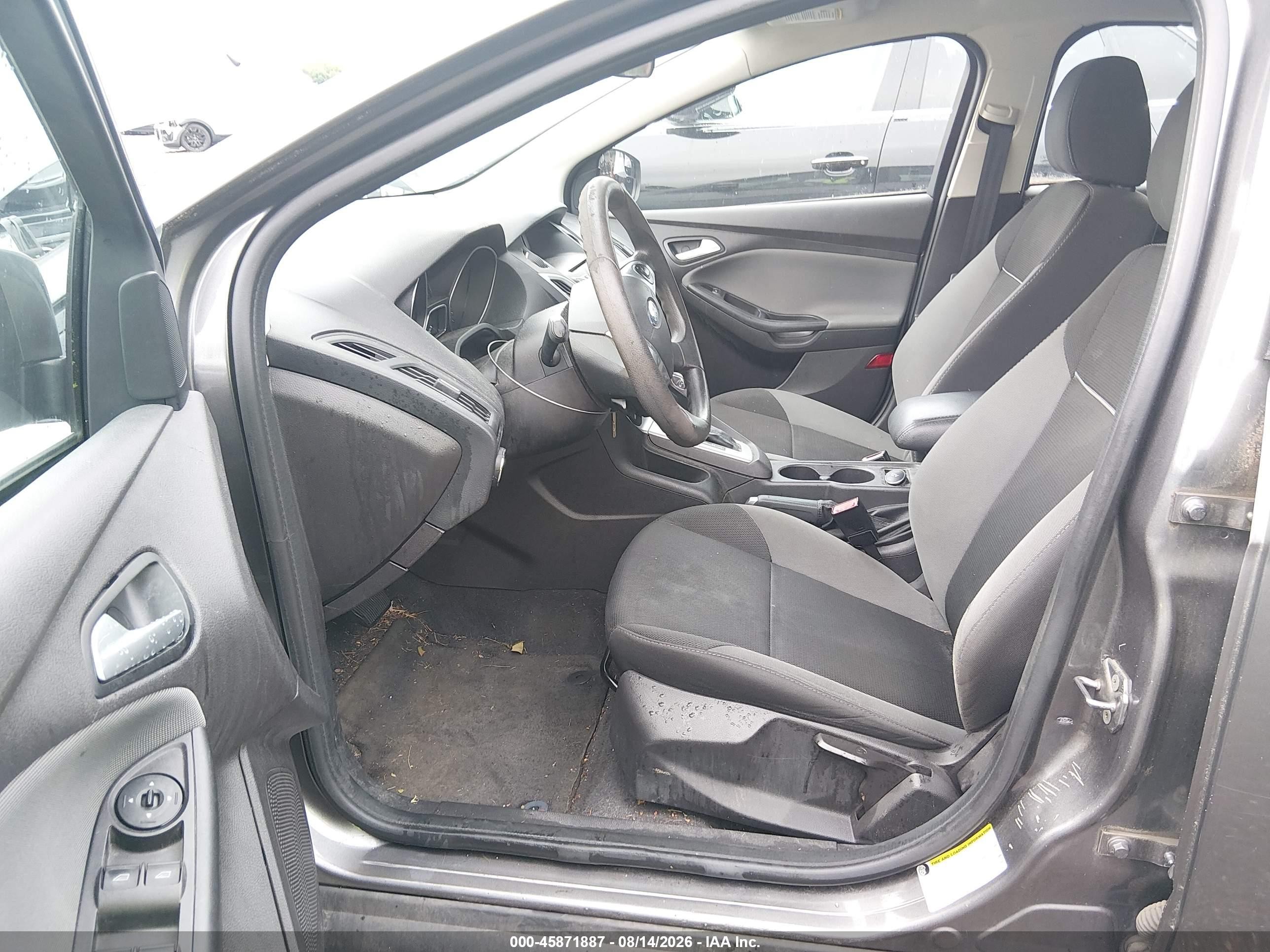 2013 Ford Focus Se Gray vin: 1FADP3K25DL338808