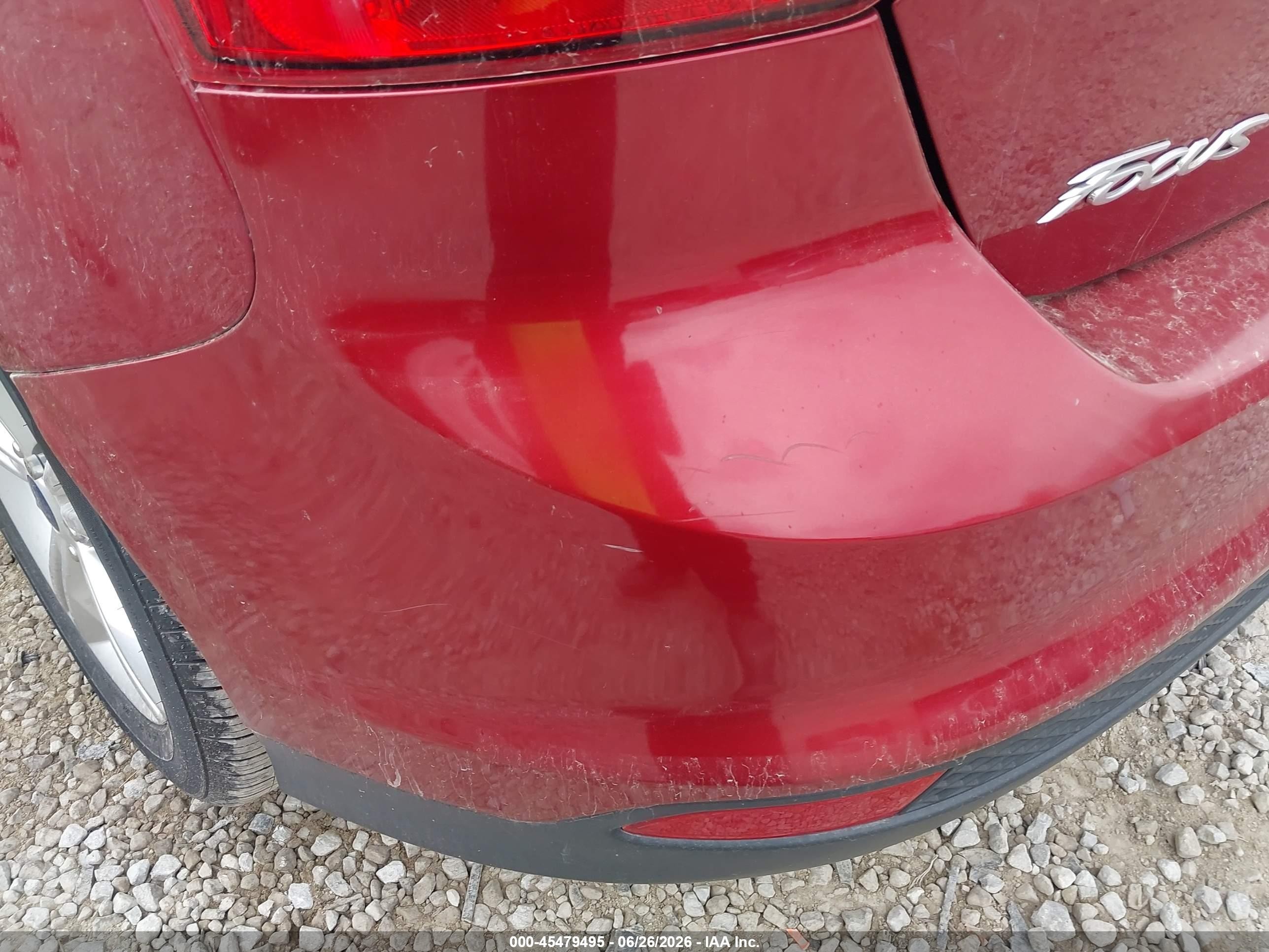 2013 Ford Focus Se Red vin: 1FADP3K25DL372277