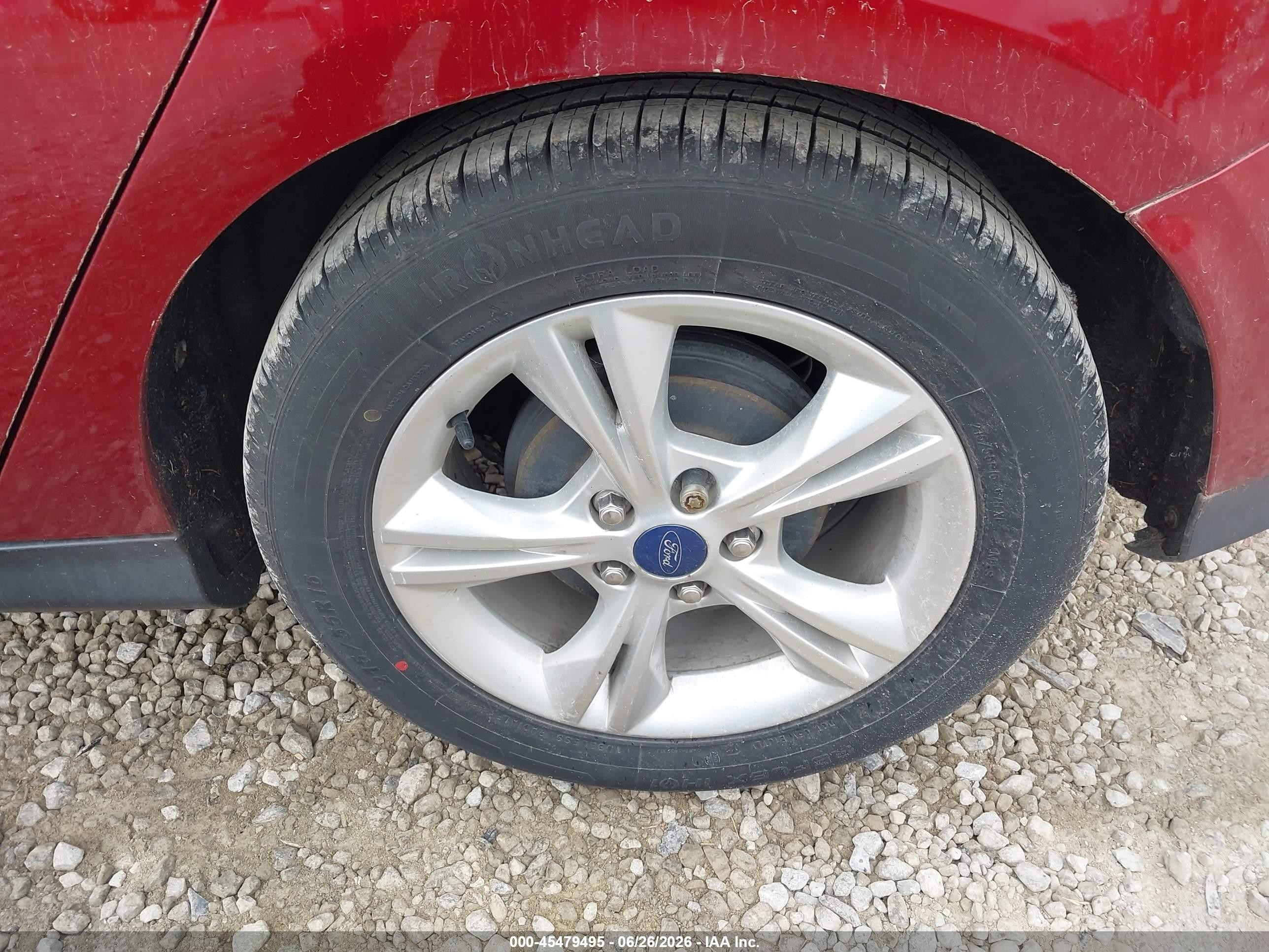 2013 Ford Focus Se Red vin: 1FADP3K25DL372277
