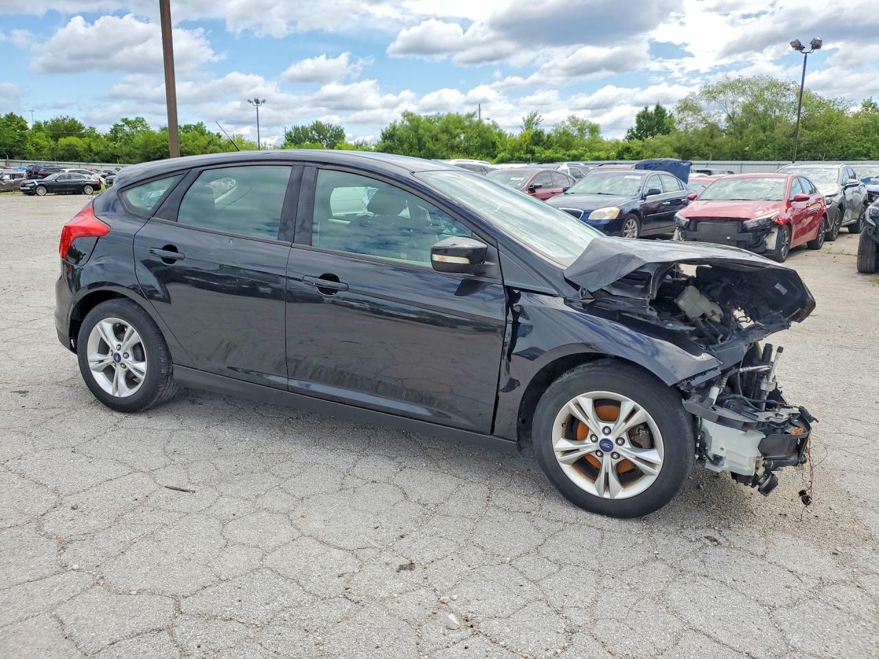 2014 Ford Focus Se Gray vin: 1FADP3K25EL115962