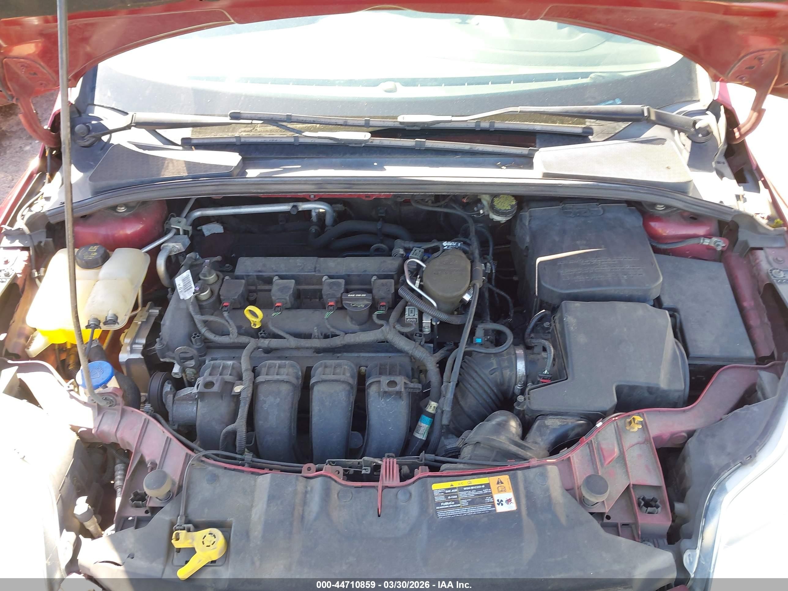 2014 Ford Focus Se Red vin: 1FADP3K25EL124001