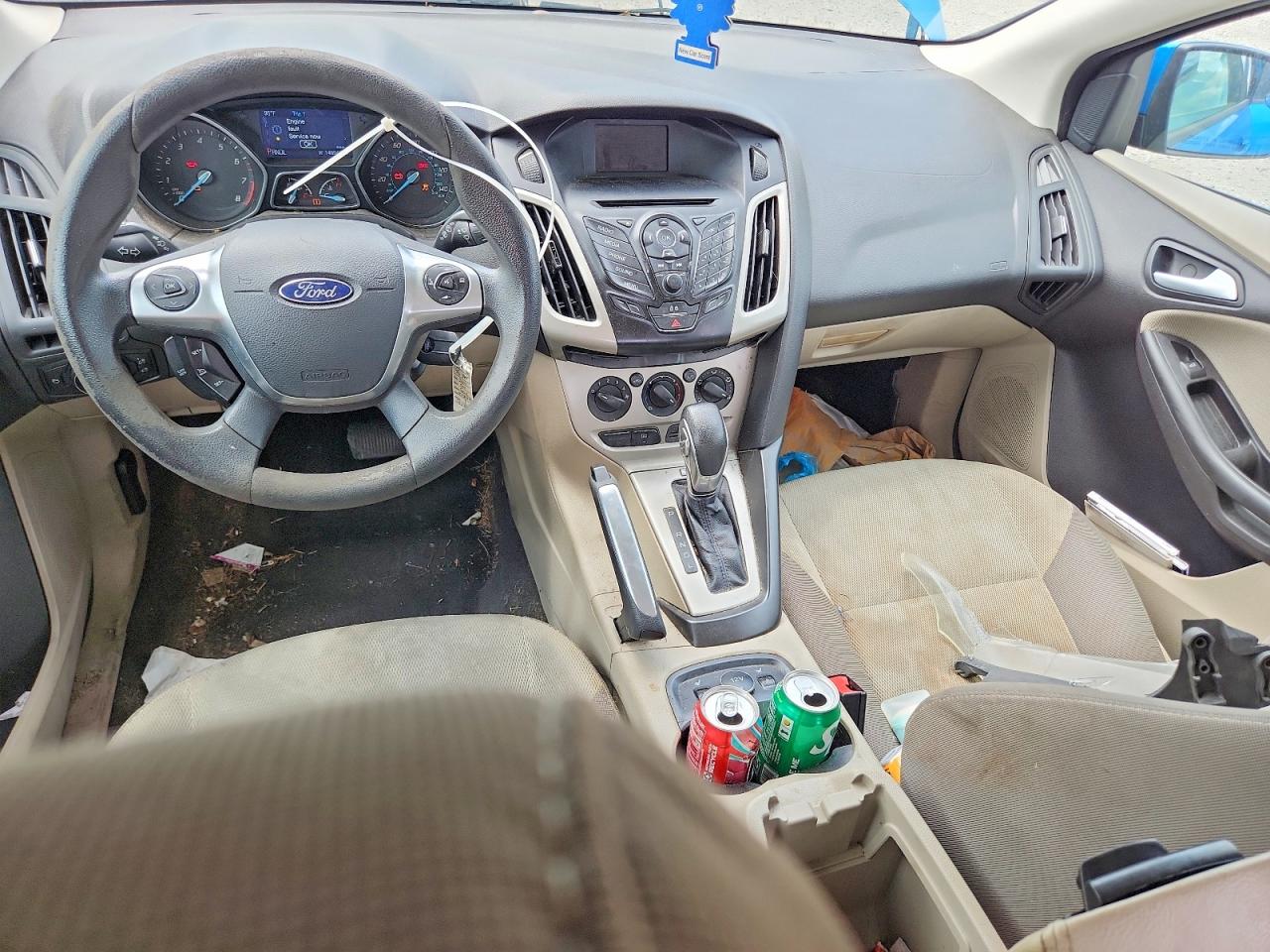 2014 Ford Focus Se Blue vin: 1FADP3K25EL152249
