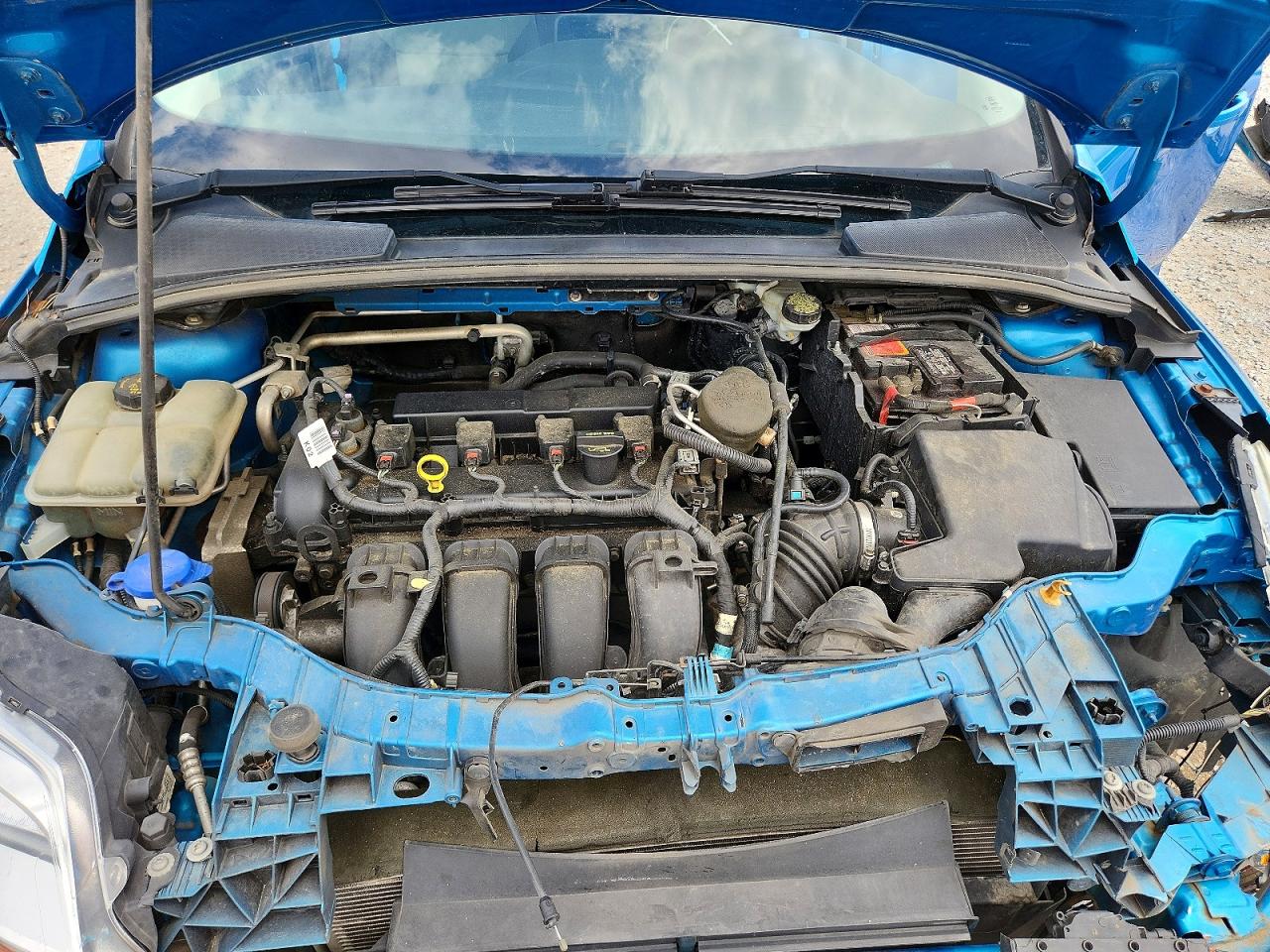 2014 Ford Focus Se Blue vin: 1FADP3K25EL152249