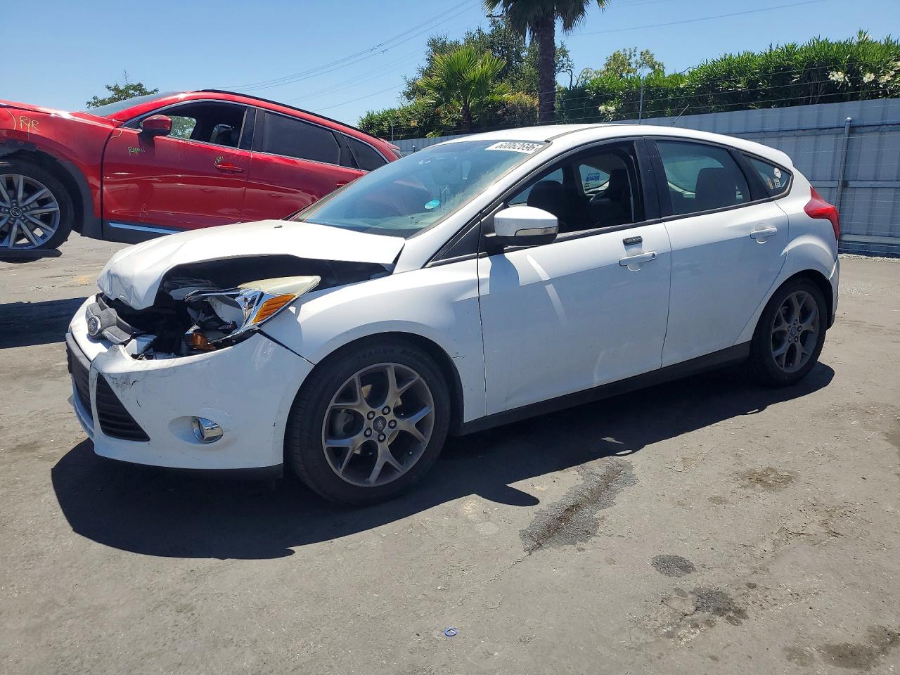 2014 Ford Focus Se White vin: 1FADP3K25EL153241