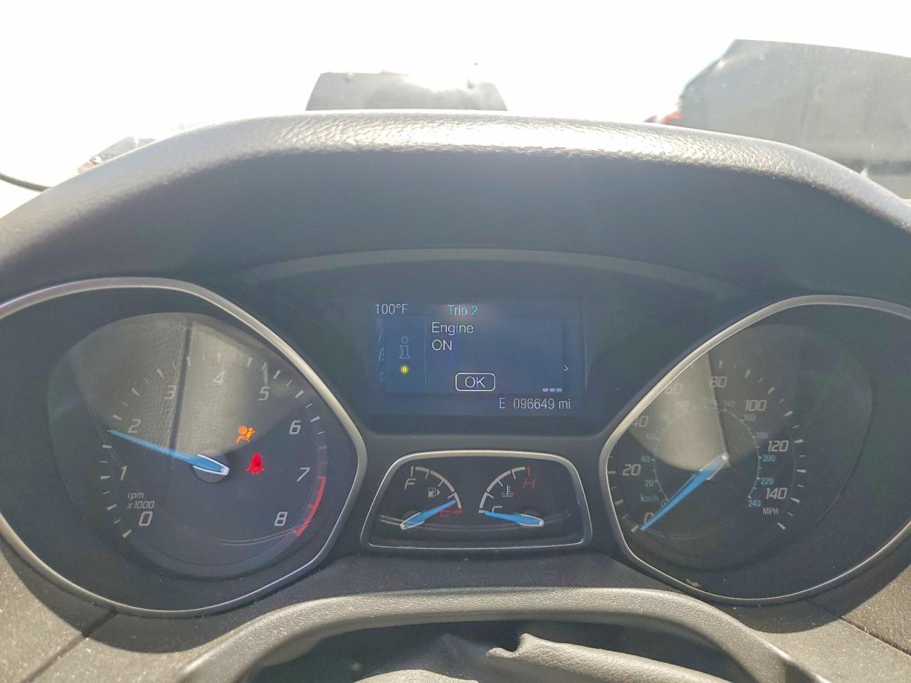 2014 Ford Focus Se White vin: 1FADP3K25EL153241