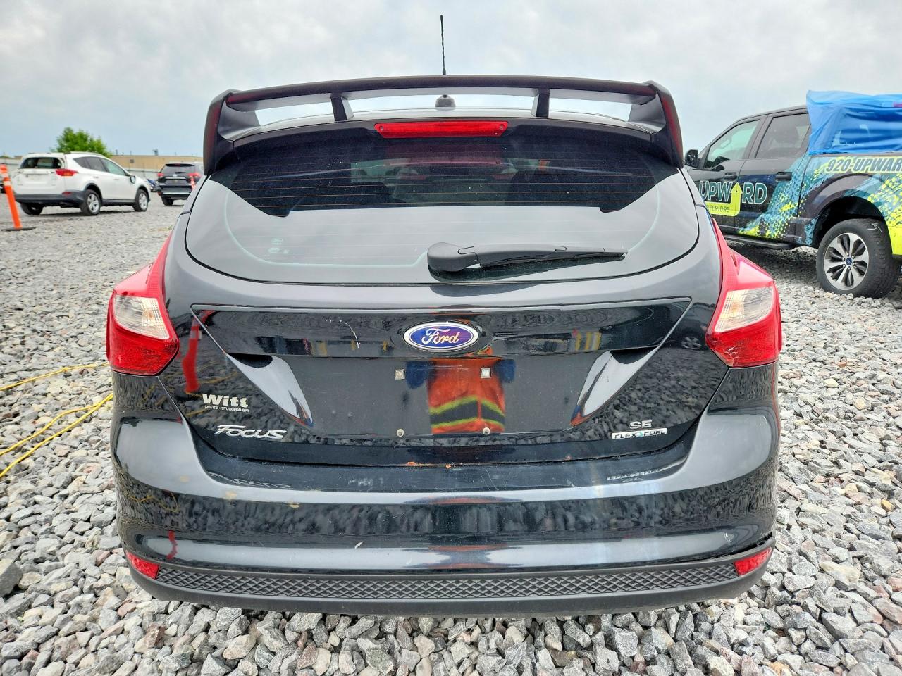 2014 Ford Focus Se Black vin: 1FADP3K25EL173778