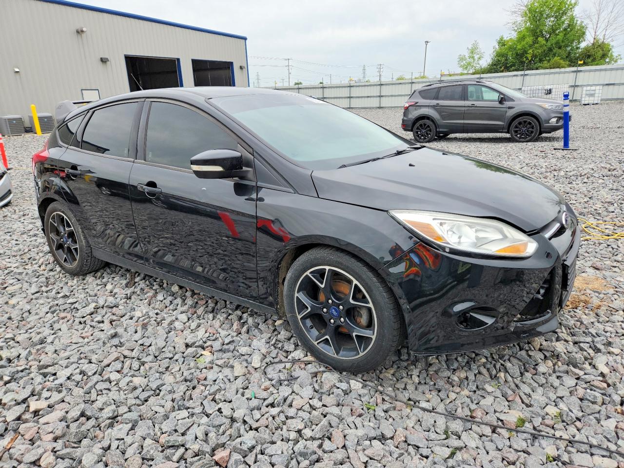 2014 Ford Focus Se Black vin: 1FADP3K25EL173778