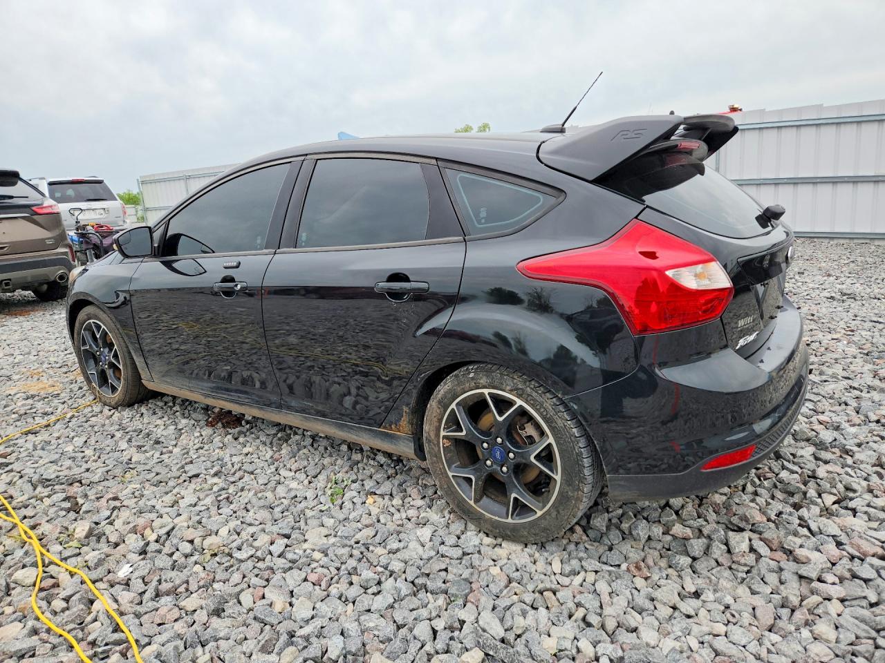 2014 Ford Focus Se Black vin: 1FADP3K25EL173778