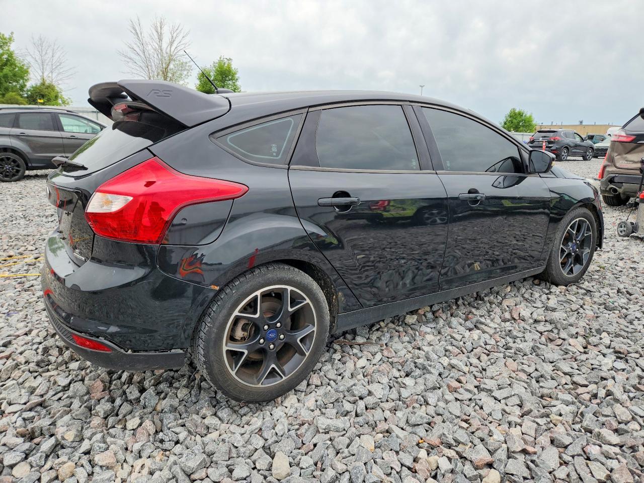 2014 Ford Focus Se Black vin: 1FADP3K25EL173778